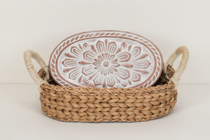 Bread Warmer & Basket - Flower-4