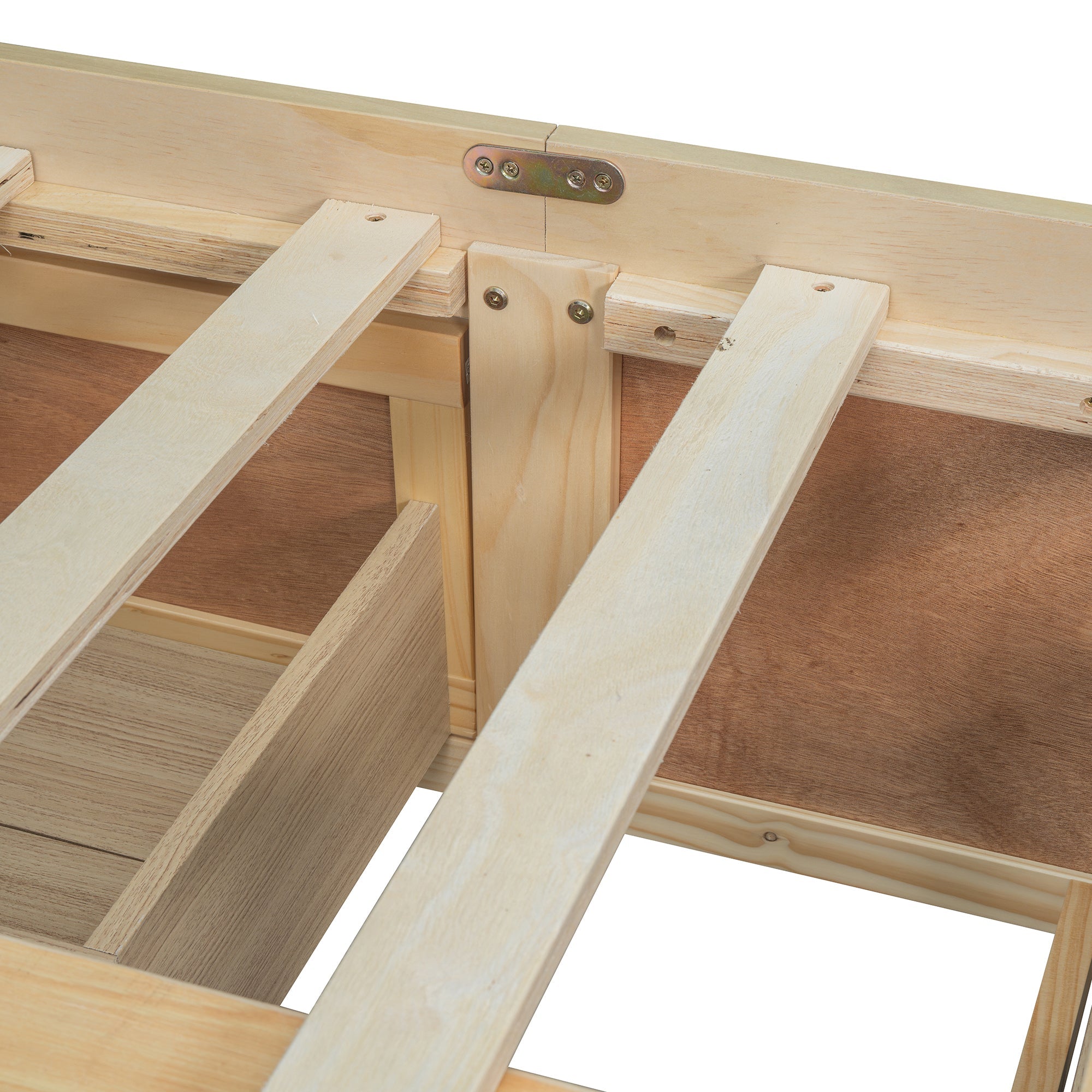 Queen Size Platform Bed with 6 Storage Drawers