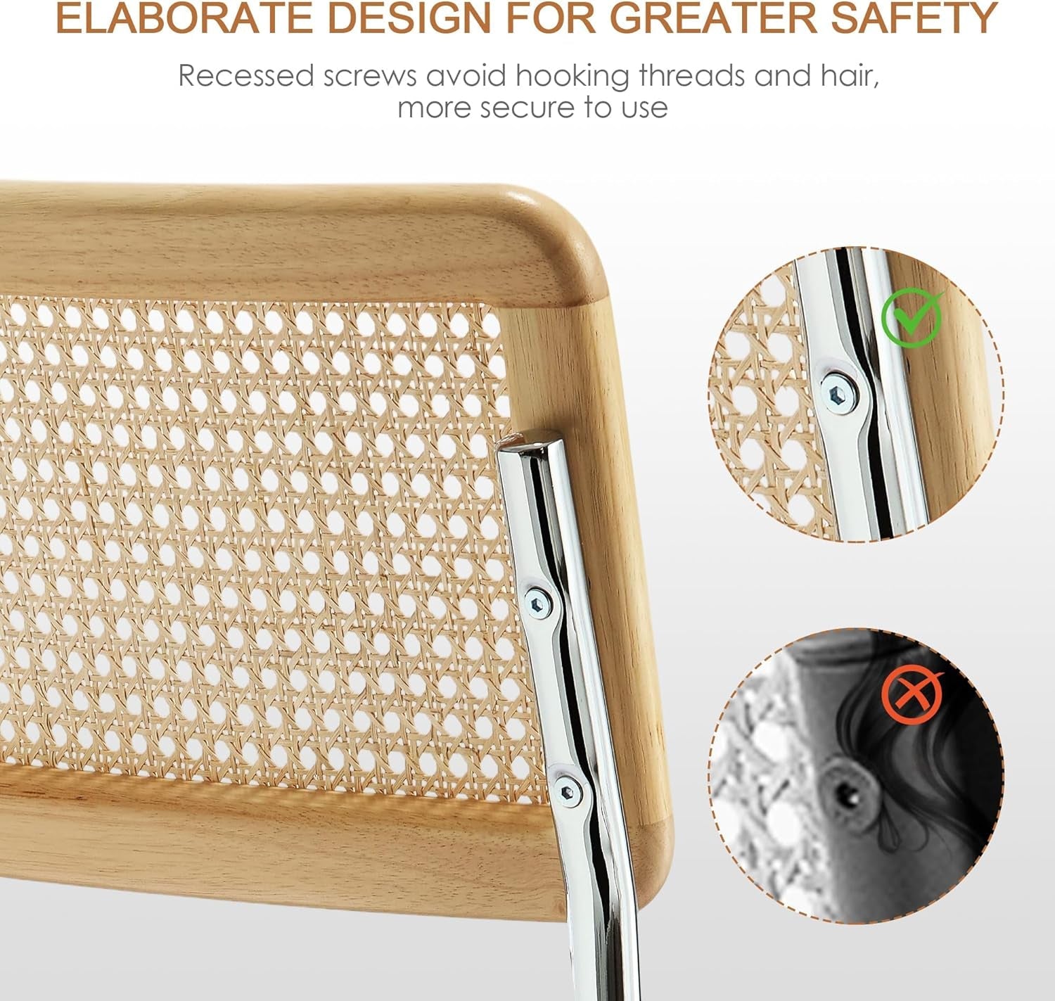 Wooden tray with metal clip and close-up details on a white background