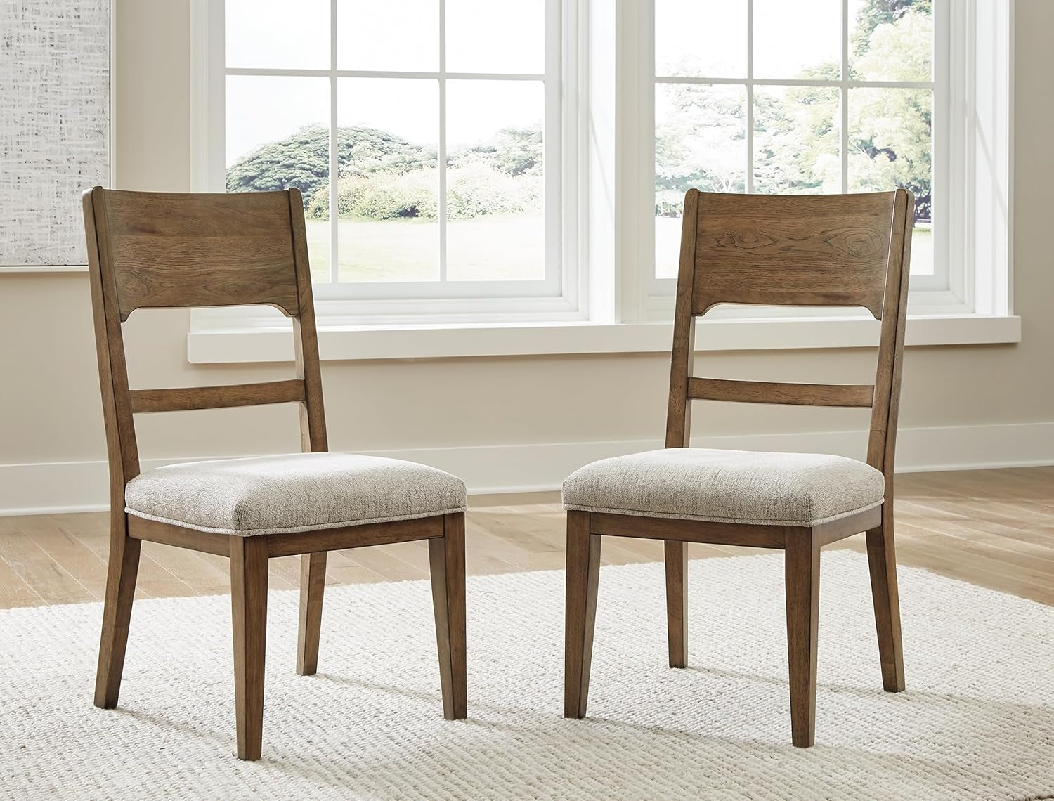 Hardy Haus XCabalynn Traditional Dining Chair Set – 2 Chairs, Brown