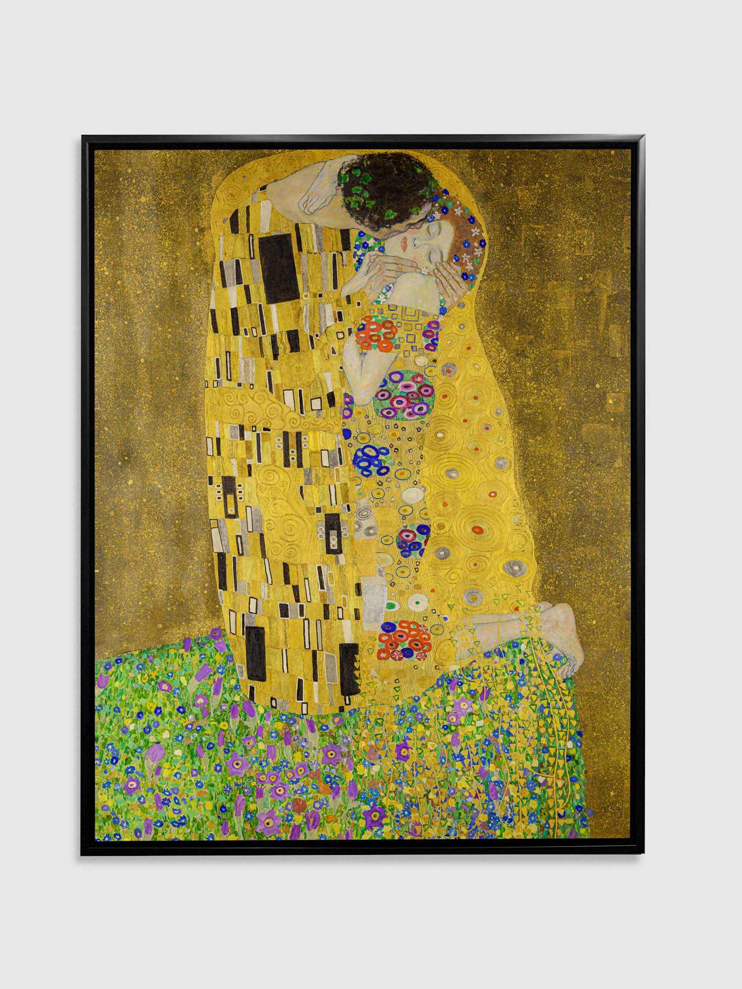 " The Kiss" Fine Art-Gold varnish-3