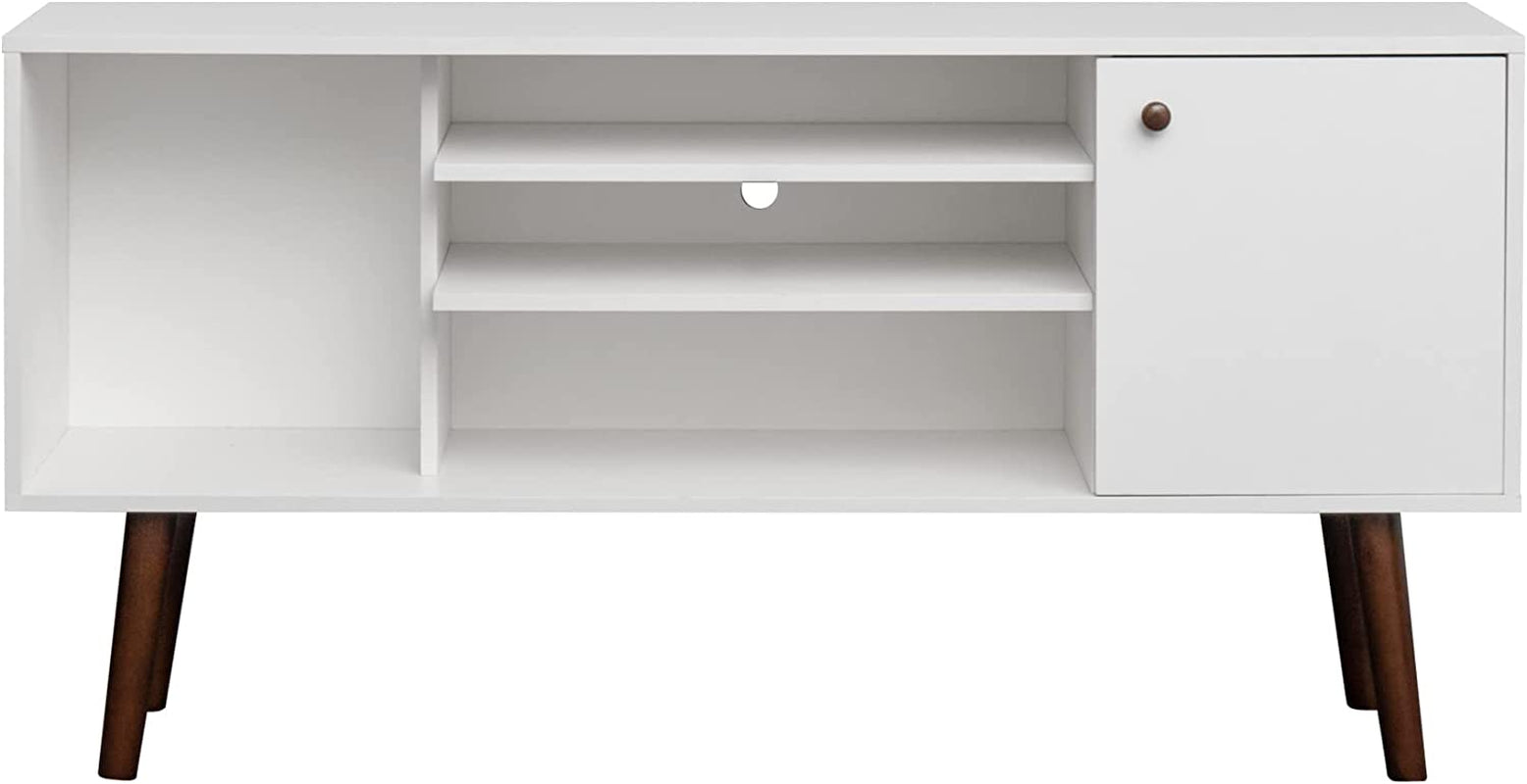 Farmhouse TV Stand for 65 Inch TVs With Storage Cabinet