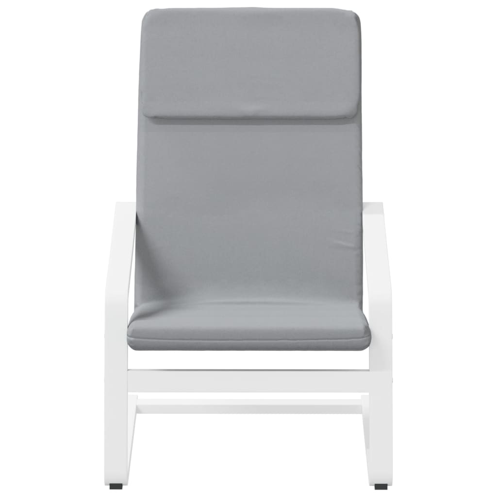 vidaXL Chair Armchair Accent Chair Living Room Furniture with Footstool Fabric-2