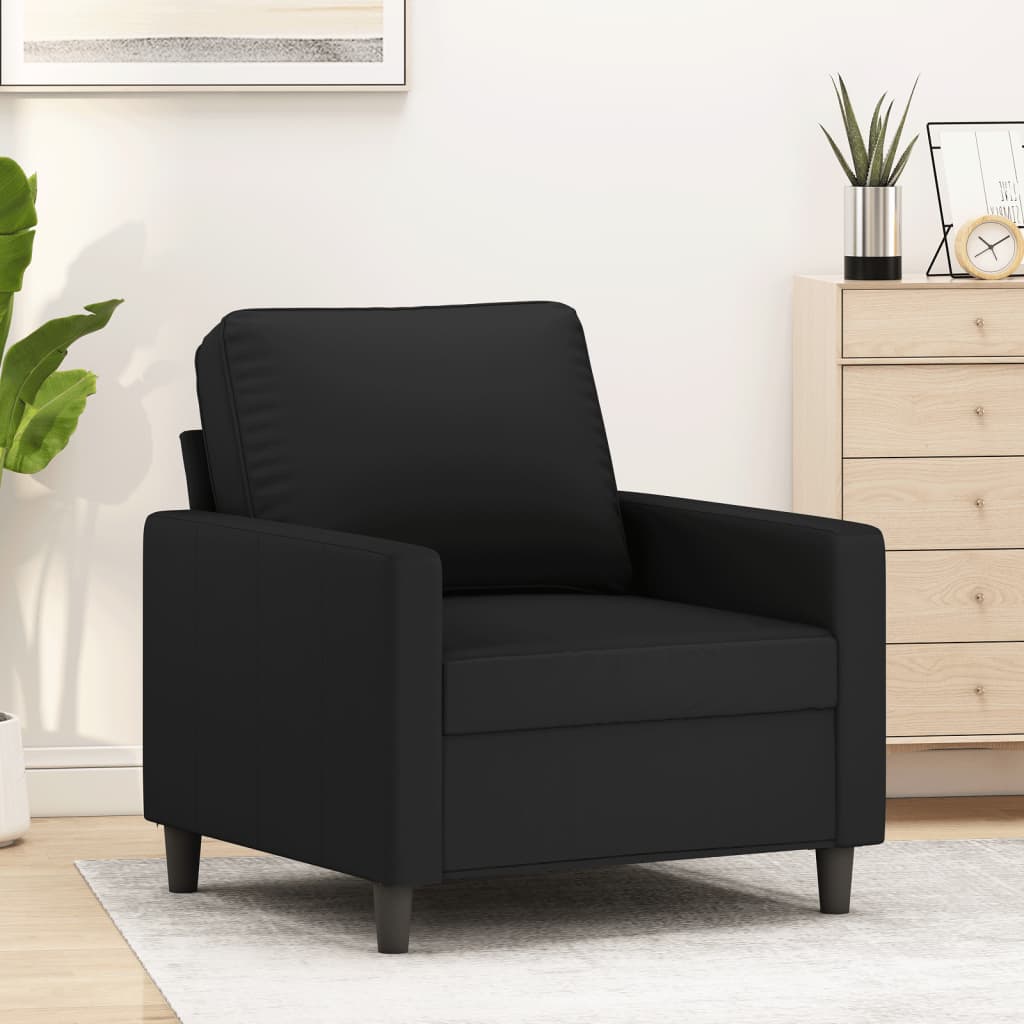 vidaXL Sofa Chair Upholstered Accent Armchair Sofa Comfort Light Gray Velvet-8