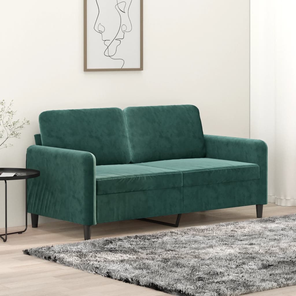 vidaXL Sofa Chair Upholstered Single Sofa Armchair for Living Room Velvet-19