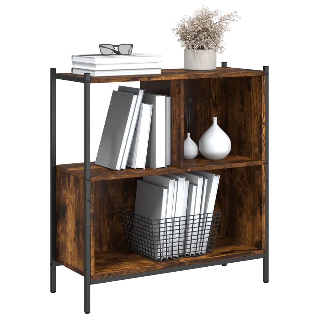 vidaXL Bookcase Freestanding Storage Display Rack Organizer Engineered Wood