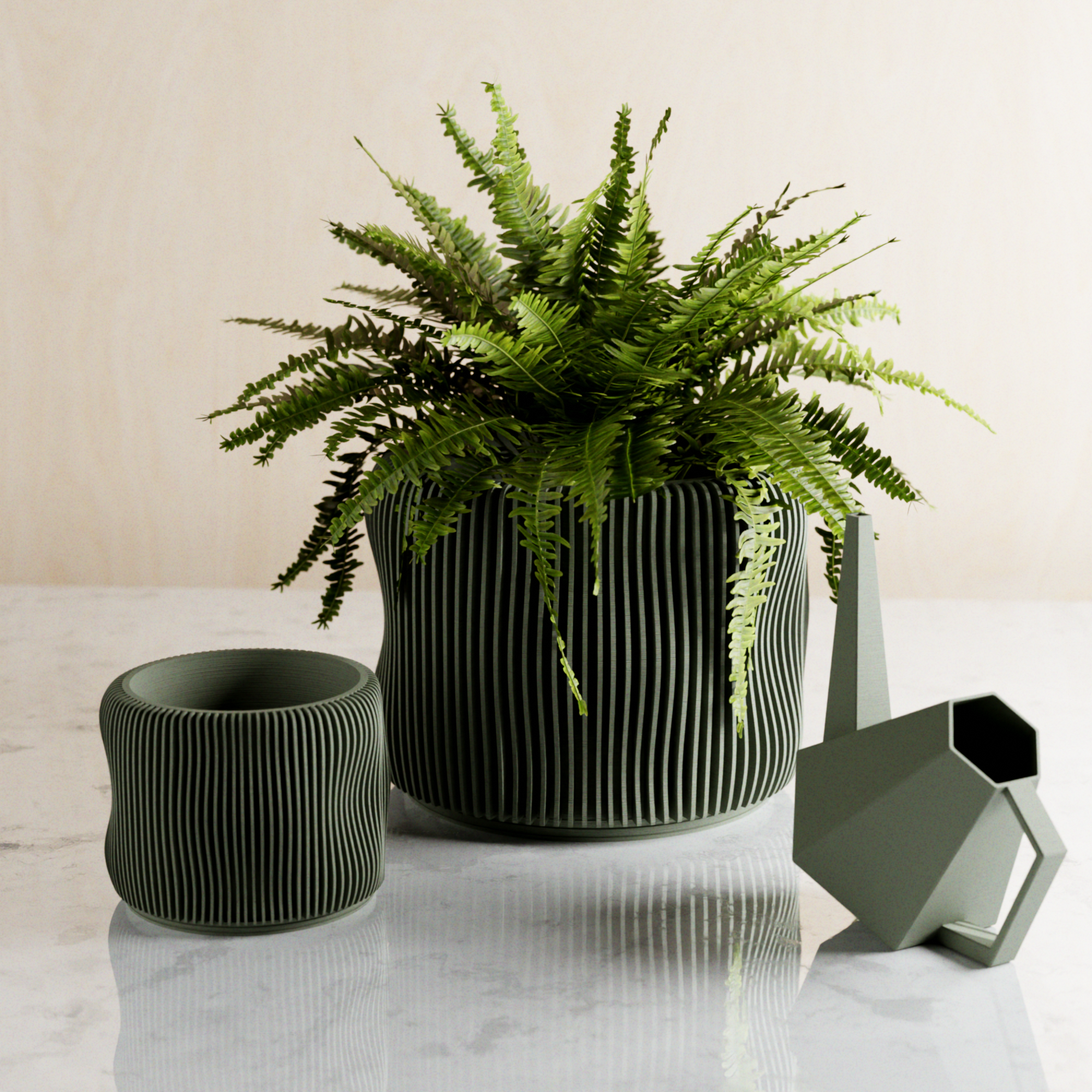 Hardy Haus BUBBLY Planter – Organic Flowing Design