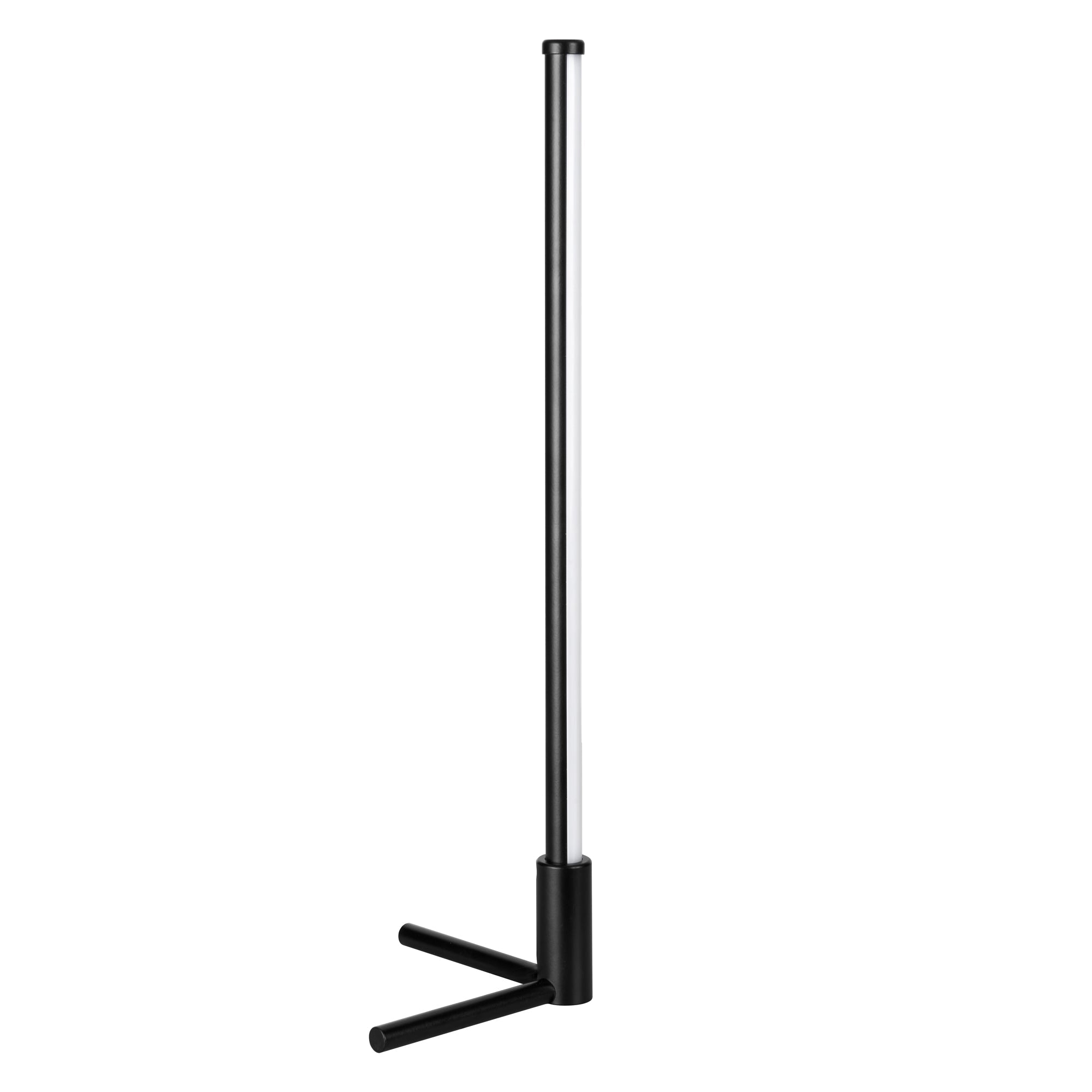 Black metal stand on a white background