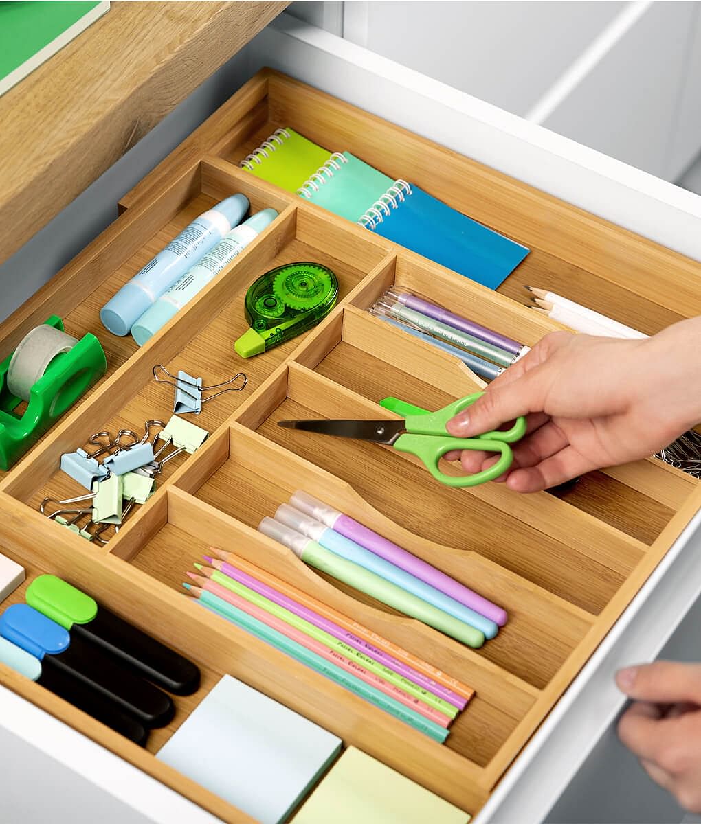Silverware Drawer Organizer 9 Slots