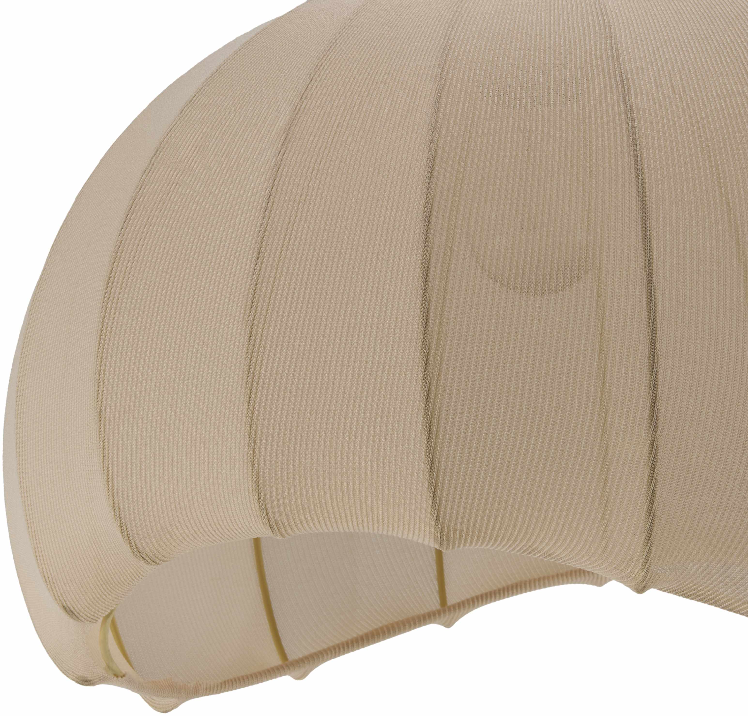 Beige lampshade on a white background