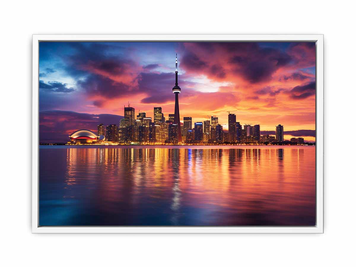 Toronto Art Canvas Art Print Painting-5