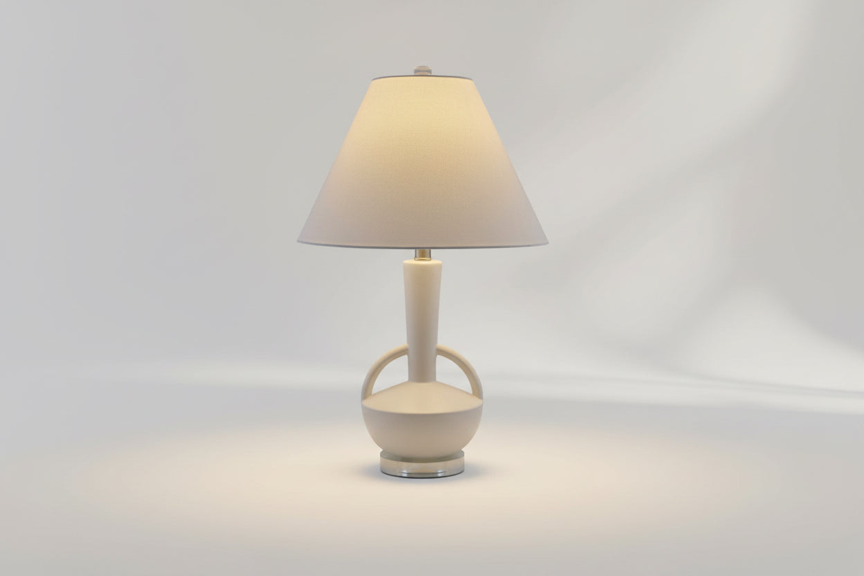 Witmarsum White Table Lamp-2