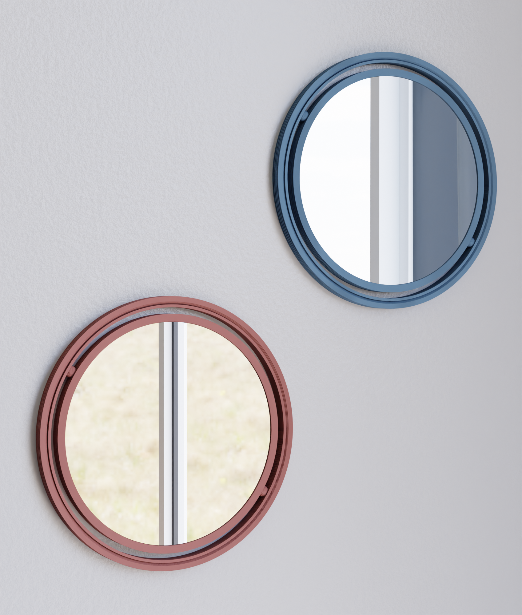 SET OF 3 GLOBE Mirror-8