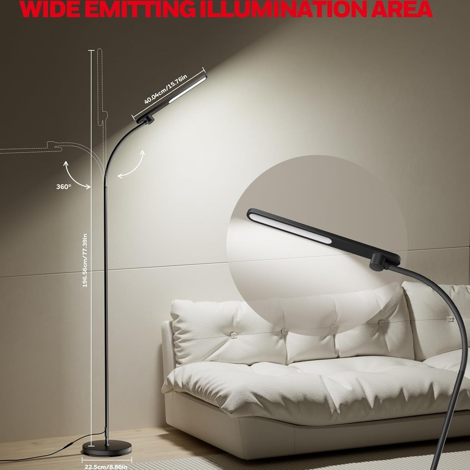 Floor Lamp FullSpectrum Lighting