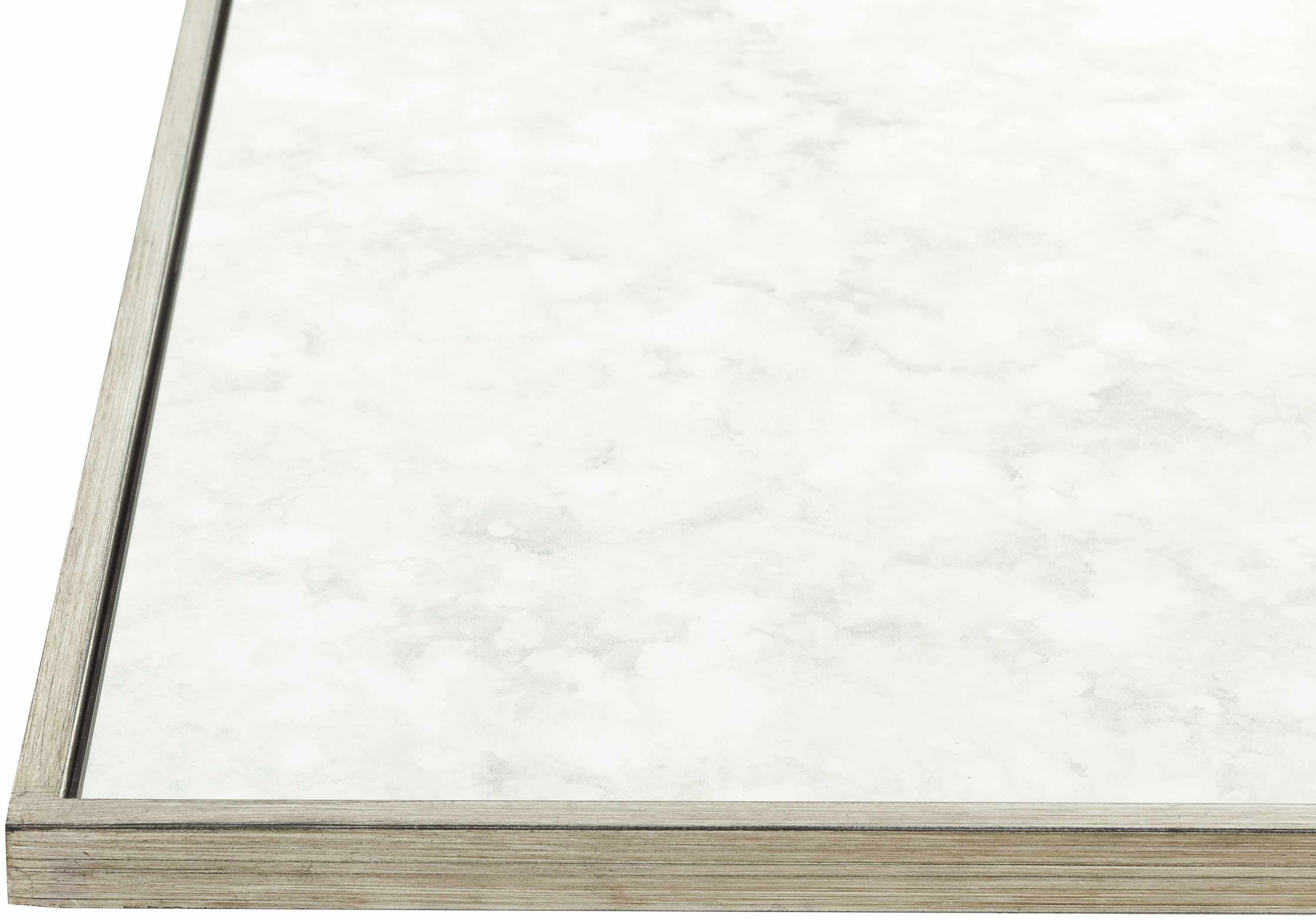 Belleview Silver Gray Iron Mirror-3