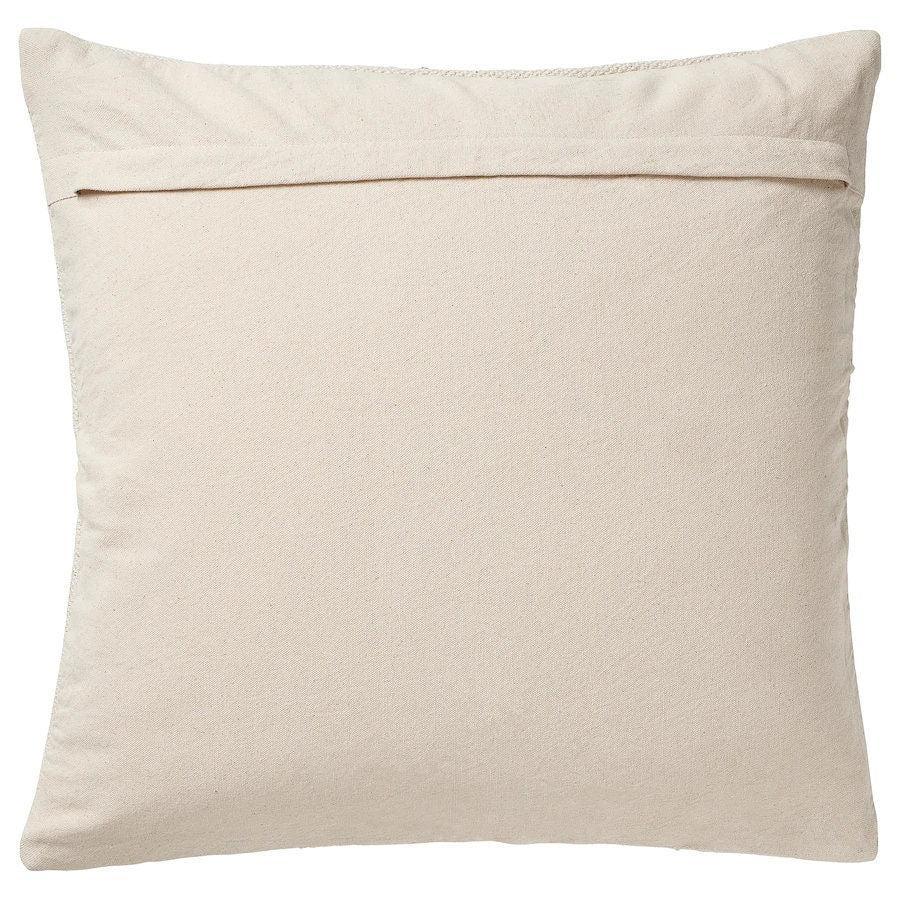 Beige pillow on a white background