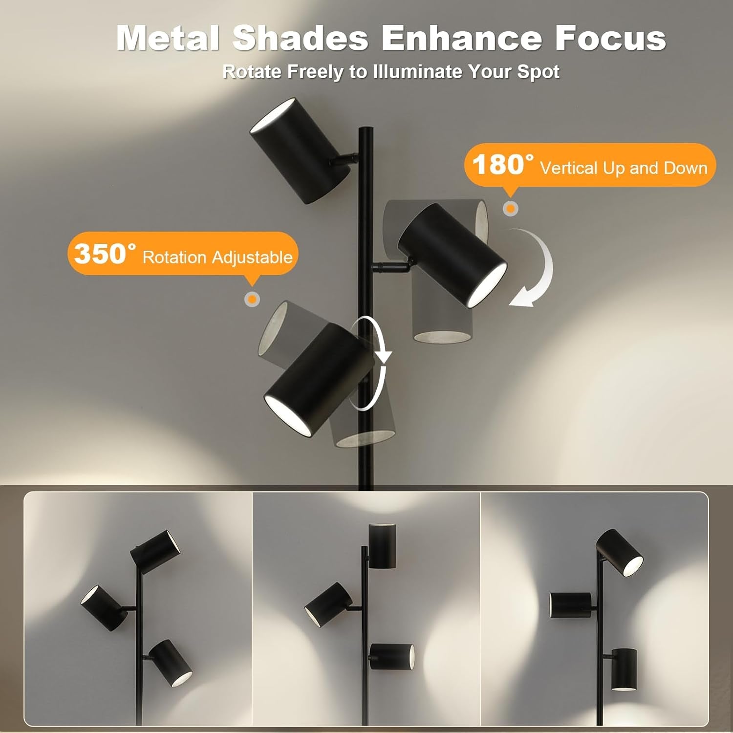 Floor Lamp With Remote Dimmable