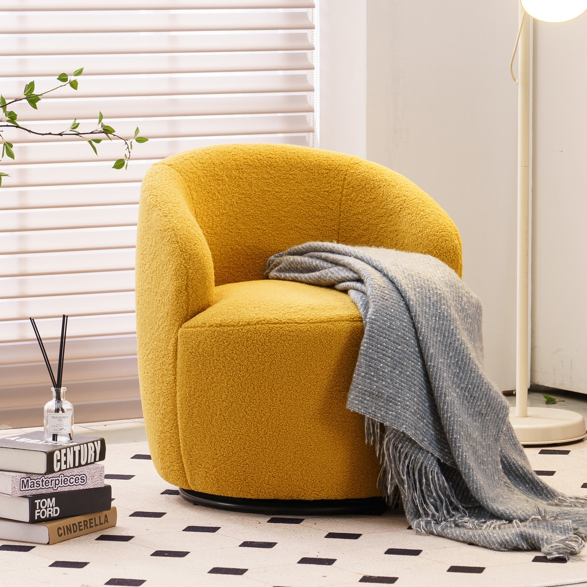 Fabric Swivel Armchair "3 Colors"