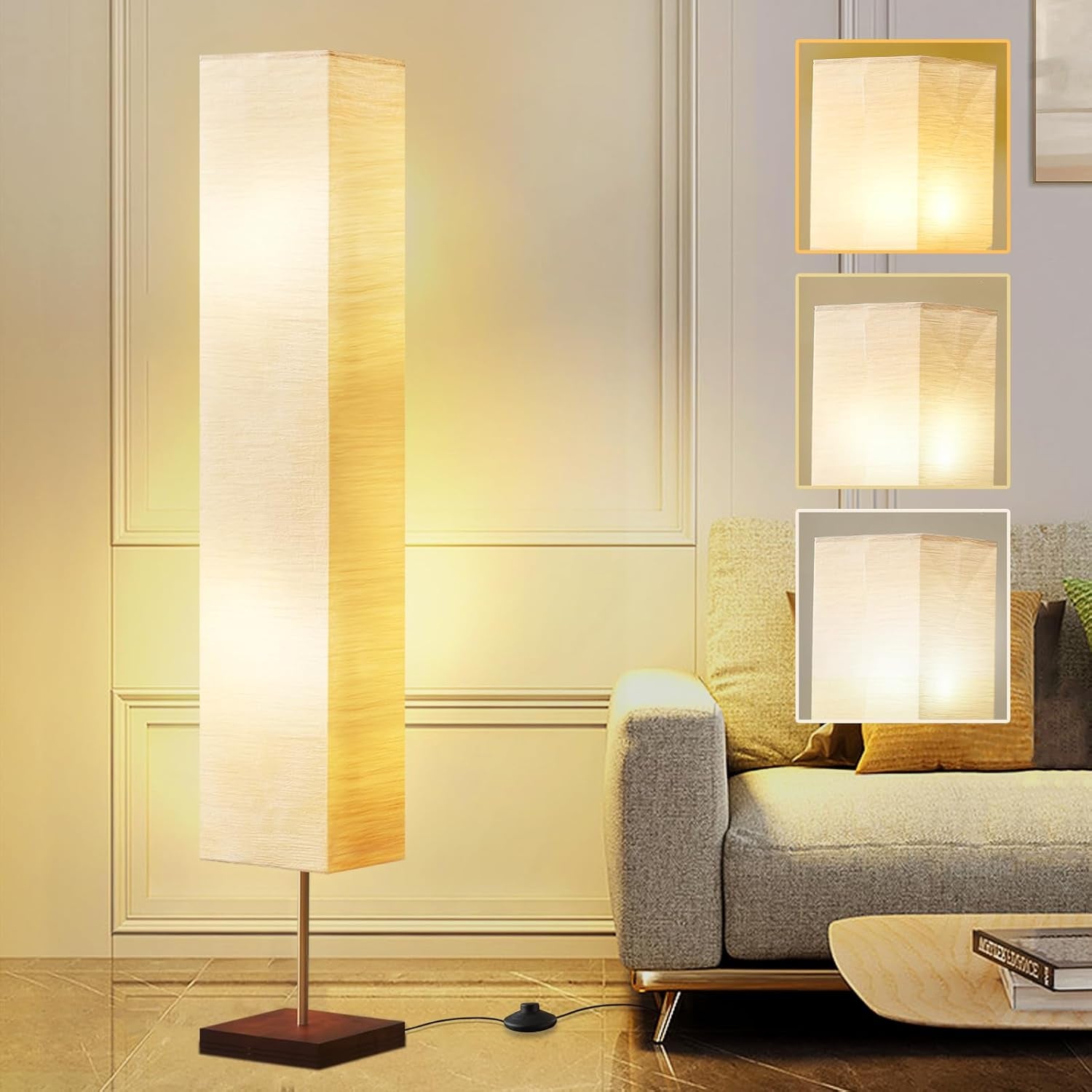 Floor Lamp With Adjustable Color Temperature