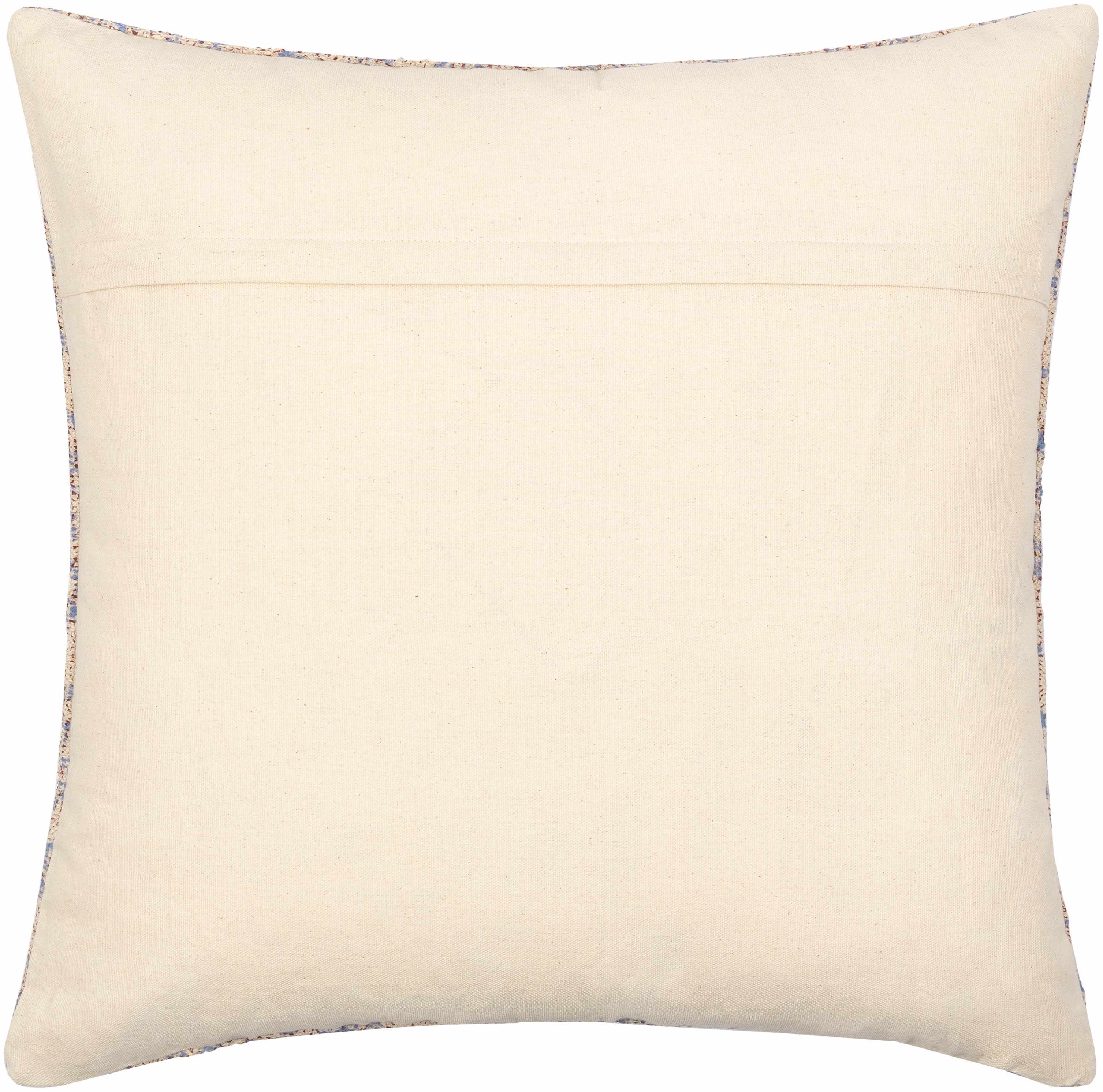 Beige pillow on a white background