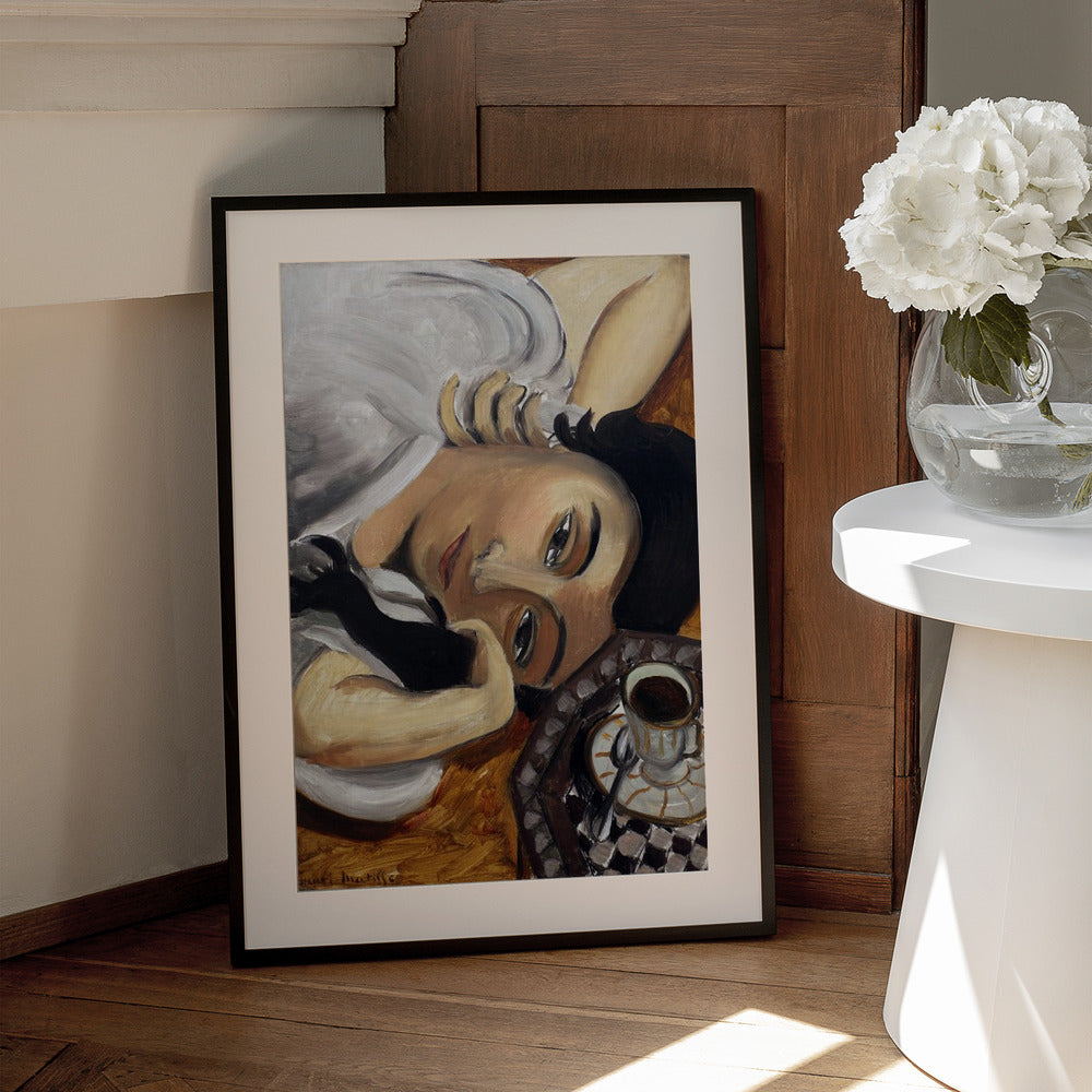 Wall art Lorette Con Una Tazza Di Caffe 1916-4