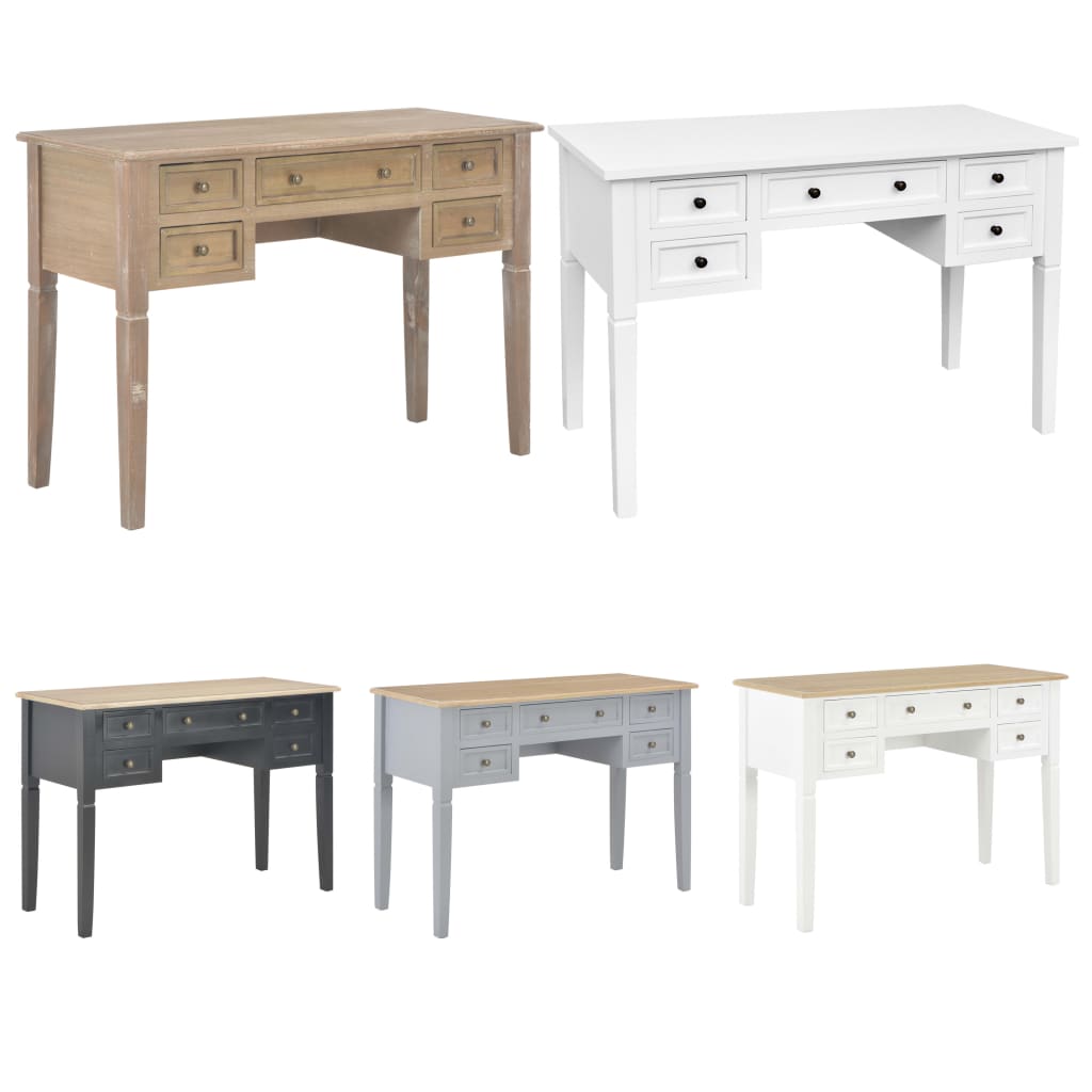 vidaXL Writing Desk Computer Desk Laptop Table Home Office Workstation Wood-6