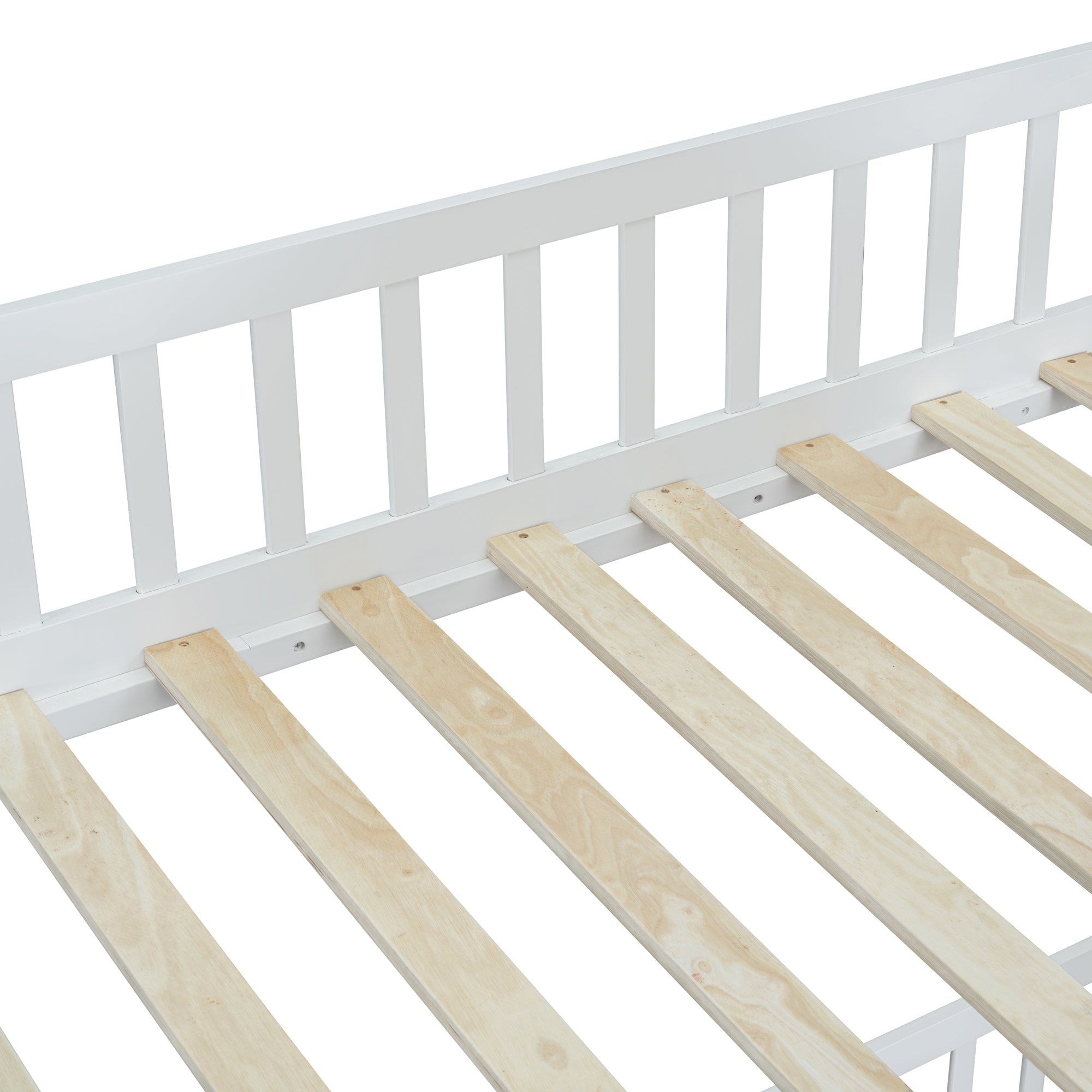 Twin-Over-Twin Bunk Bed with Changeable Table, Bunk Bed Turn into