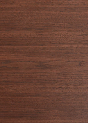Coffee Table Walnut Wood Surface and Black Metel Feet-4