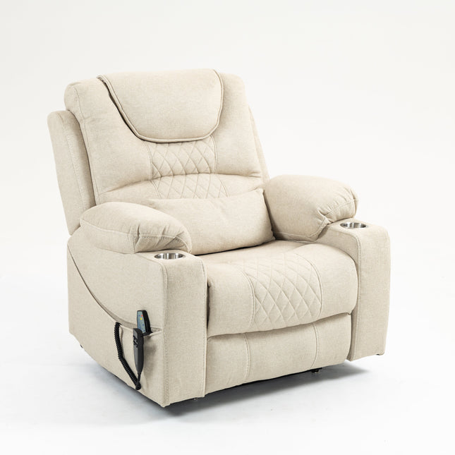 Lounge chair lift chair relax sofa chair sitting room furniture sitting room power supply elderly electric lounge chair (180 degree lying flat)-0
