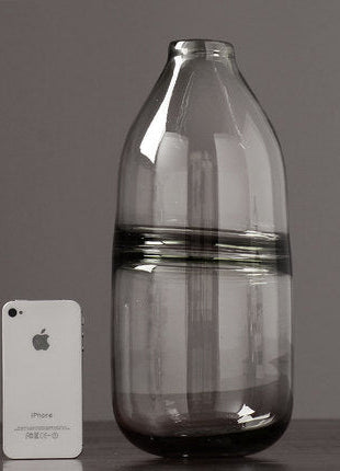 Thick Shadowy Unique Glass Vase-10