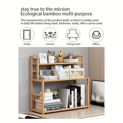 Desktop Storage Rack Organizer (3-Tier)