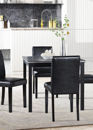 5 Piece Wooden Dining Table Set-2