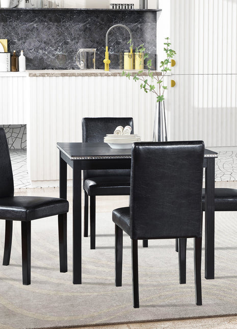 5 Piece Wooden Dining Table Set-2