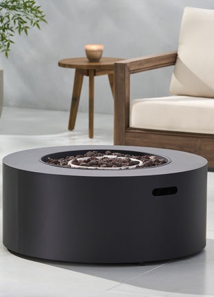 Round Iron Fire Pit-2