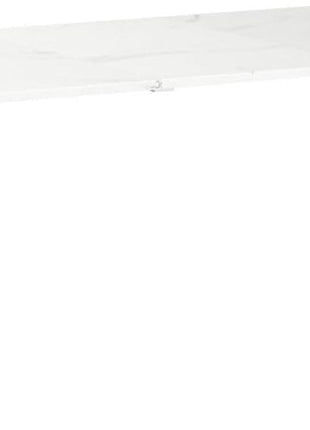 Executive Desk, 63” W X 31.5” D Large Office Desk, Modern Computer Desk Conference Table Meeting Room Table, Business Furniture for Home Office, White and Gold-4