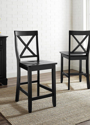 Crosley Furniture X-Back Bar Stool Set-1