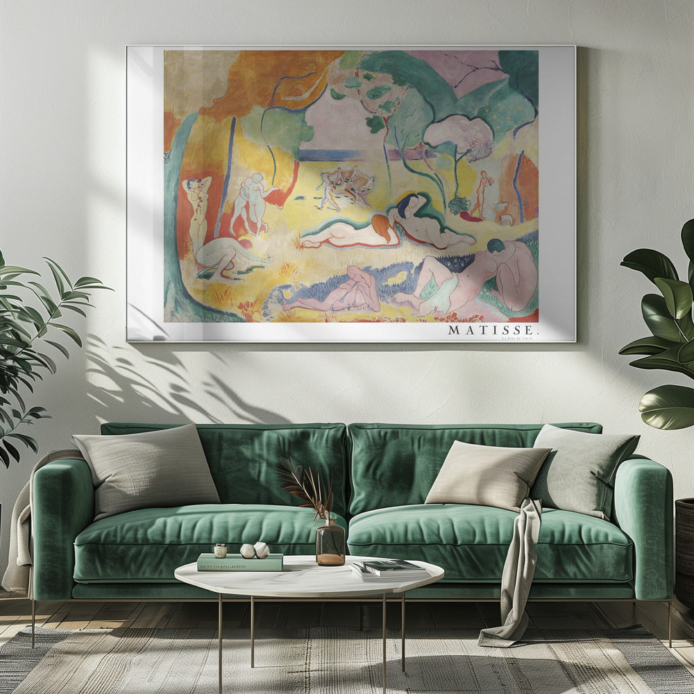 Wall art La Joie De Vivre, With Boarder-5