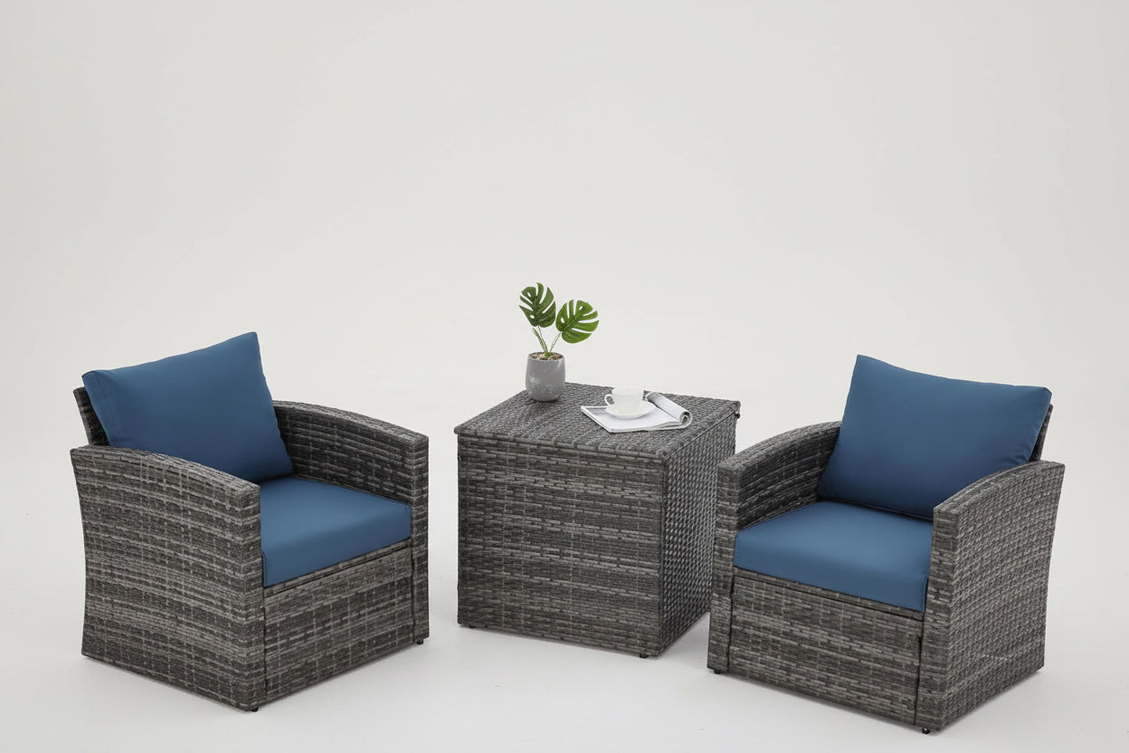 Hardy Haus 7-Piece Outdoor Patio Set with Storage