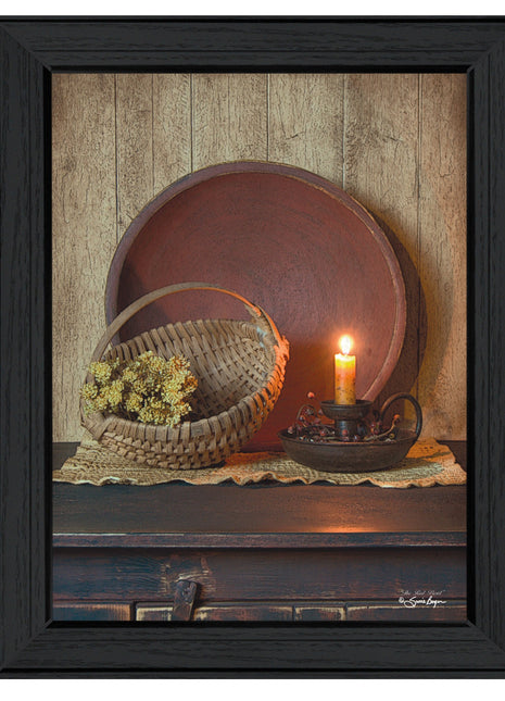 The Red Bowl 1 Black Framed Print Wall Art-1