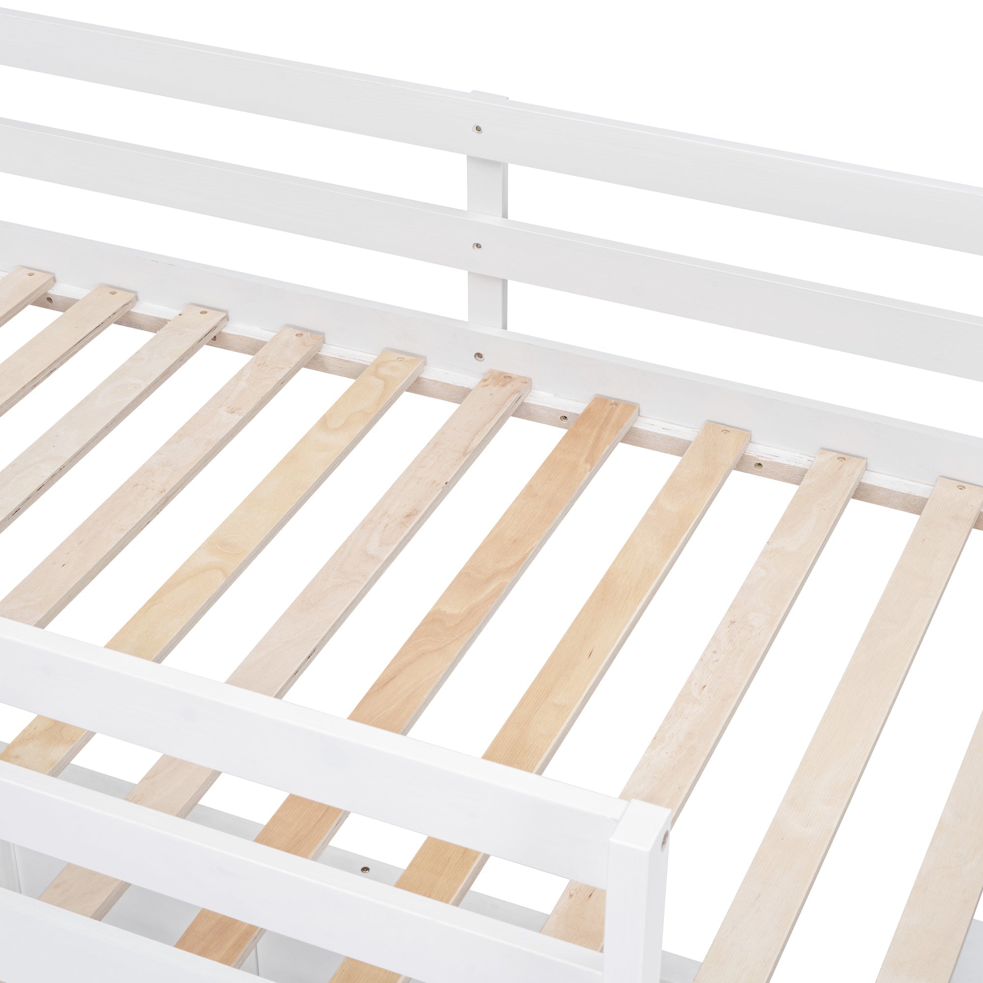 Twin Over Full Bunk Bed with Desk