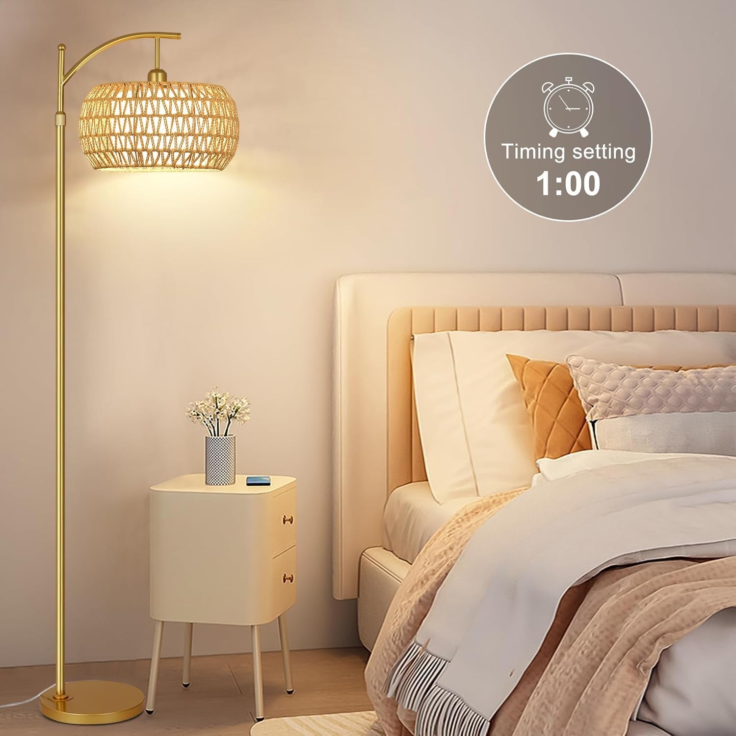 Floor Lamp Remote Dimmable 