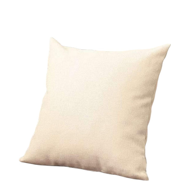 Set of Four 18" Ivory Fabric Throw Pillows-2