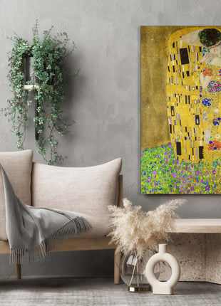 " The Kiss" Fine Art-Gold varnish-2