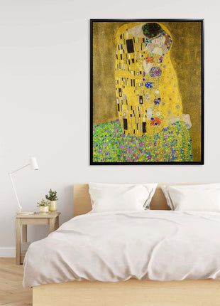 " The Kiss" Fine Art-Gold varnish-4