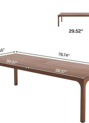 78.7 Inches Extra Long Computer Desk 2 Person Desk, Double Long Desk, Workstaion for Home Office-1