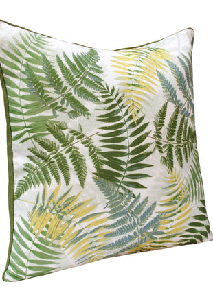 Set of Two 20" Green and Yellow Throw Pillows-2