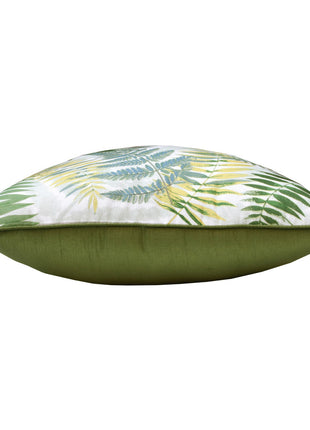 Set of Two 20" Green and Yellow Throw Pillows-3