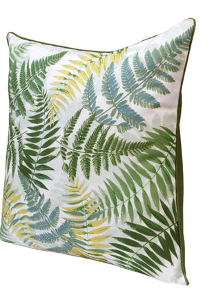 Set of Two 20" Green and Yellow Throw Pillows-5