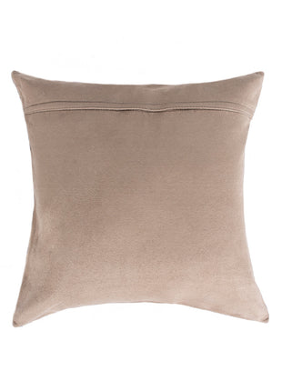Set of Two 18" Natural Patchwork Cowhide Throw Pillows-3