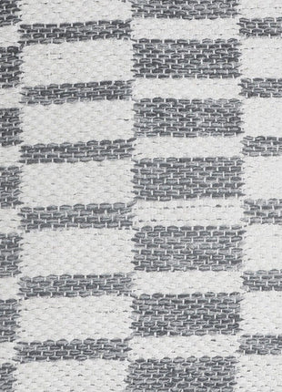Set of Two 18" Gray Geometric Cotton Throw Pillows-6